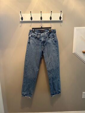 Abercrombie & Fitch Men's Straight-Leg Light Blue Jeans - 29x30